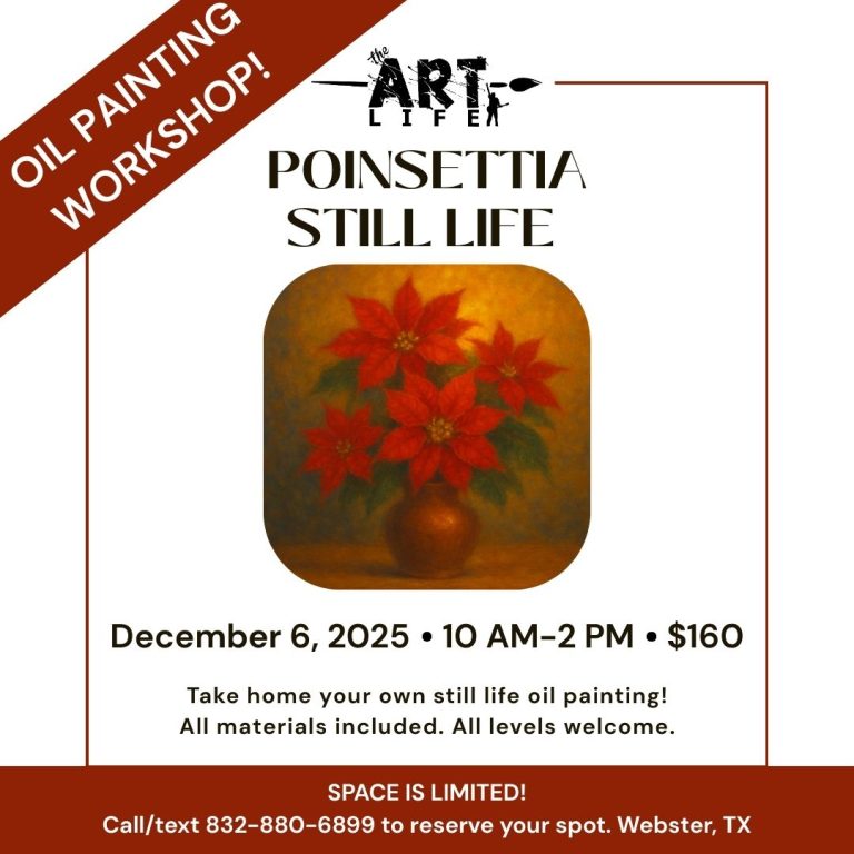 2025 12 6 poinsettia still life wkshp